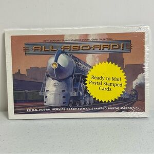 US Stamps SC# UX311a Famous Trains 20c Postal Cards 1999 Orig USPS Pkge
